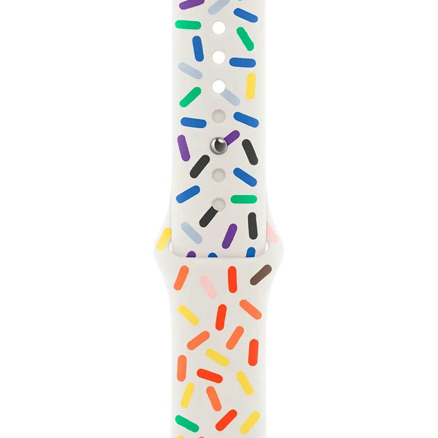 photo 1 - Apple Pride Edition Sport Band for Apple Watch 45 mm, Size S/M, Pride Edition