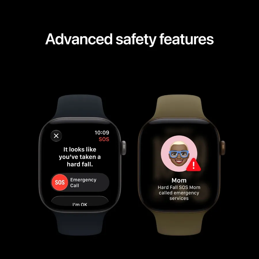 Apple Watch Series 12 GPS + Cellular,  Navy Blue Sport Band, S/M, 42мм, Серый космос – photo 6