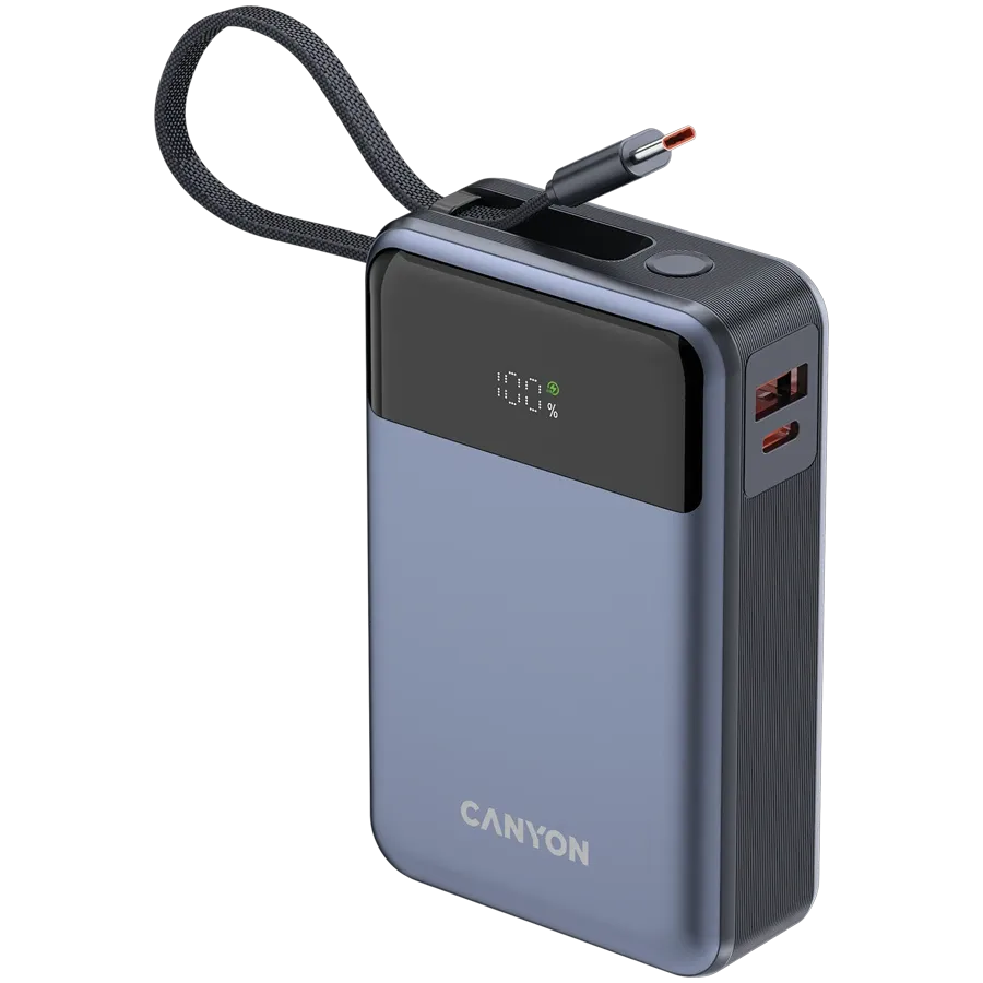 photo 6 - CANYON OnPower 600 Зарядтағыш, Қара сұр