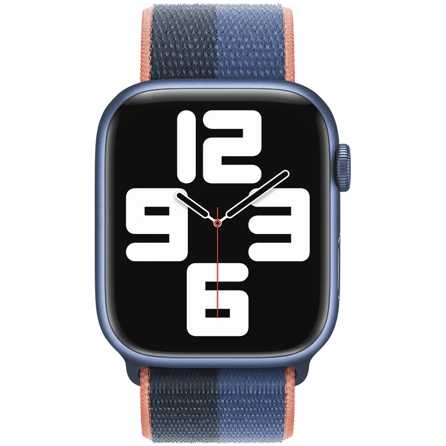 photo 3 - Apple 45mm Sport Loop - Regular Band for Apple Watch 42/44/45 mm, Blue Jay/Abyss Blue