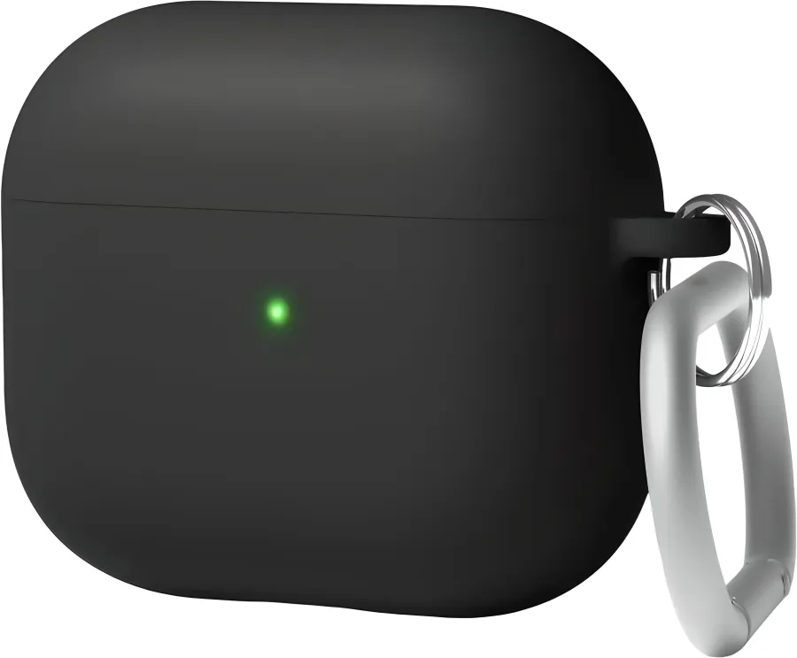 photo - Чохол ELAGO Liquid Hybrid Case Чорний для AirPods (Gen3)