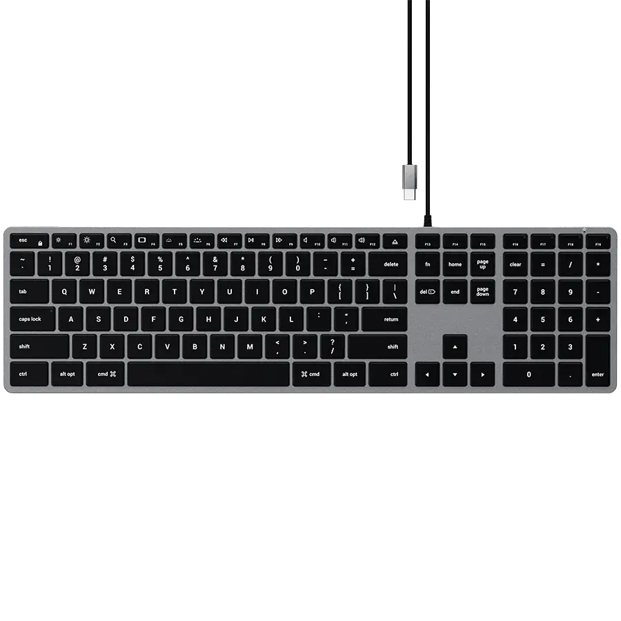Tastatură SATECHI, Space Gray – photo 1
