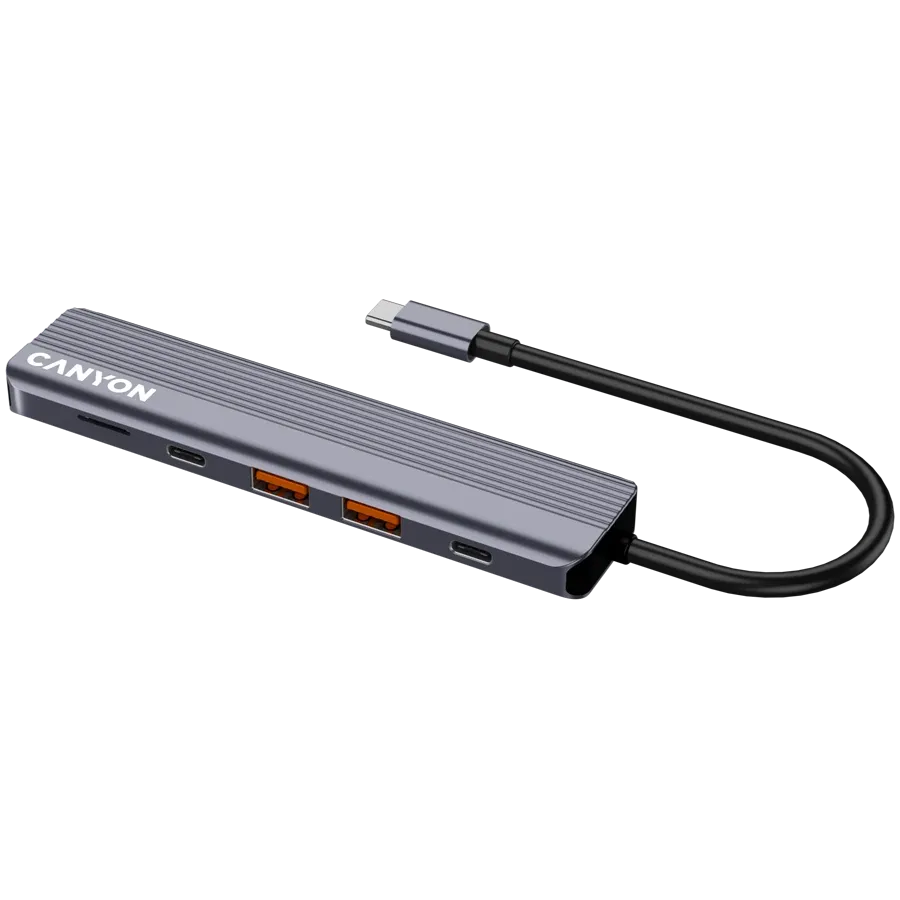 photo 5 - CANYON 6in1 USB C hub, Gray
