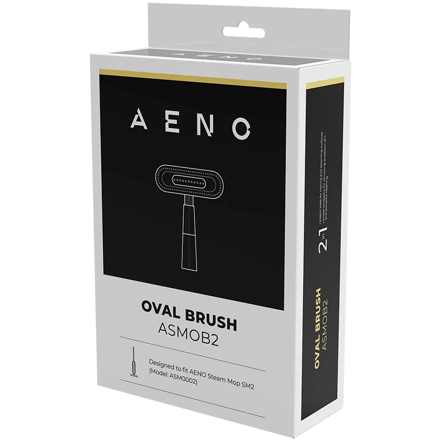 photo 3 - AENO  за SM2Oval brush за steam mop SM2 consists of 2 parts (1pc/box)