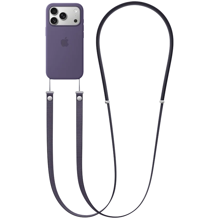 photo 2 - Apple սմարթֆոնի ուսադիր ժապավեն՝ մանուշակագույն գույնով