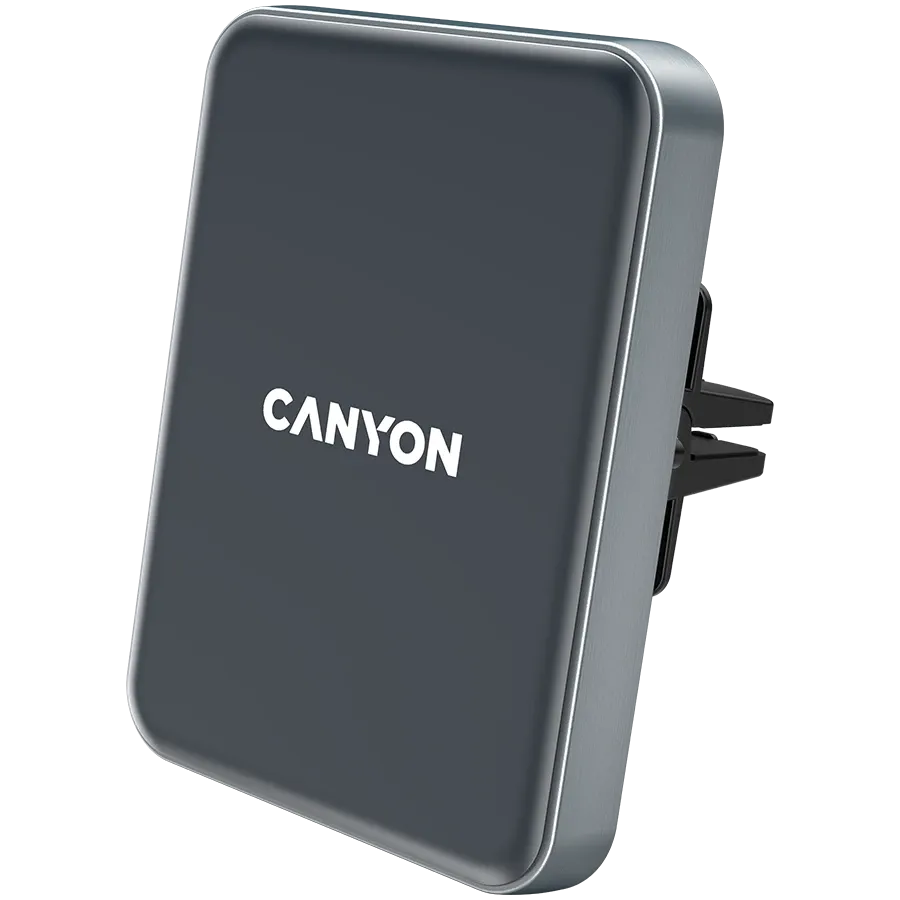 photo 2 - Беспроводной автомобильный держатель и адаптер CANYON MegaFix, Черный