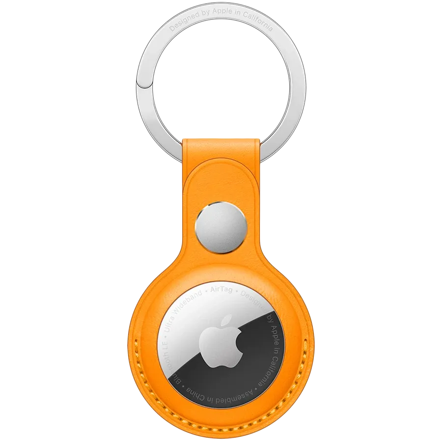 photo - Apple Leather Key Ring, California Poppy