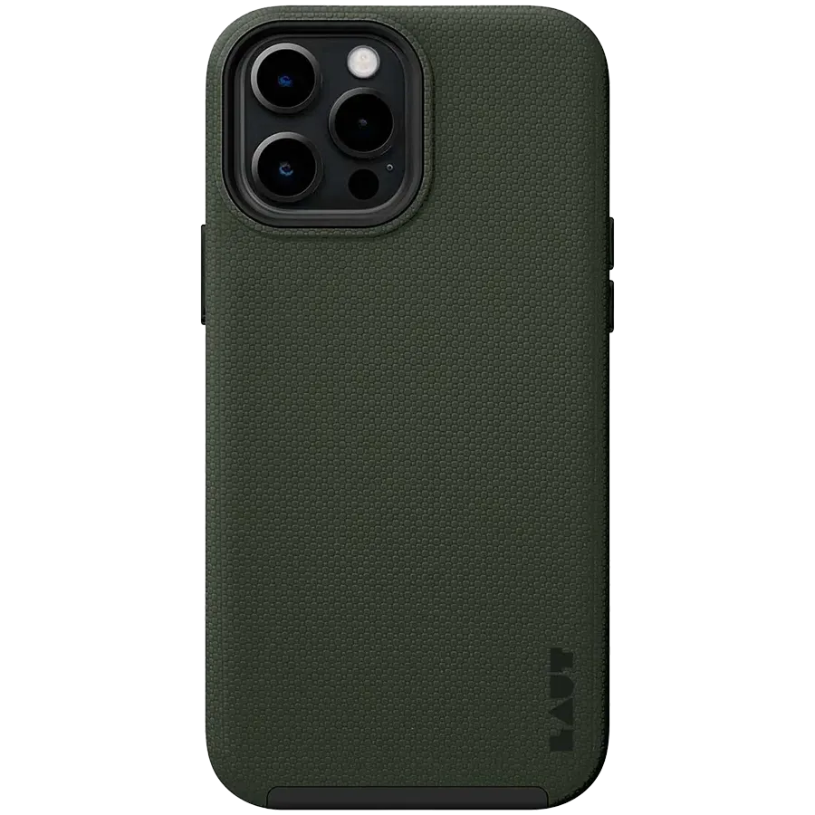 photo - Защитный чехол LAUT Shield Case  Оливково-зеленый для iPhone 14 Pro Max