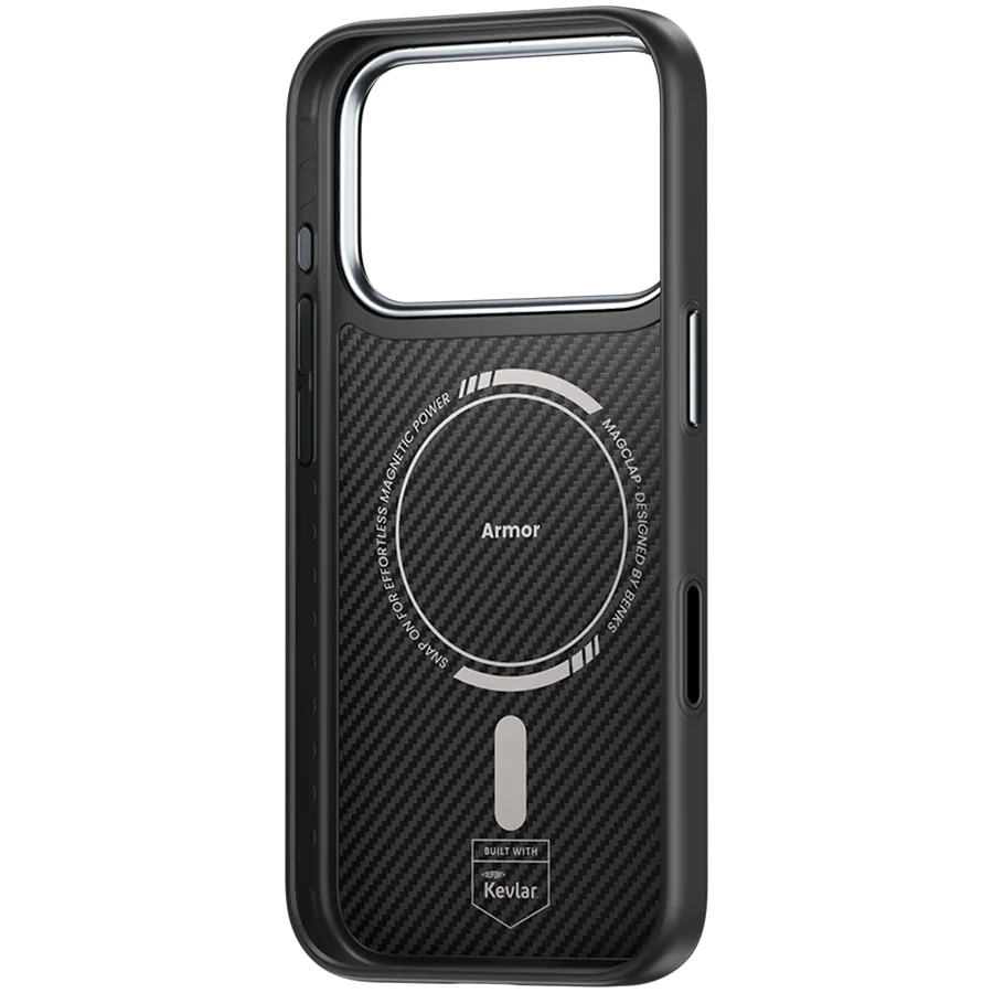 Husă BENKS Lucid Armor Pro cu MagSafe pentru iPhone 17 Pro/18 Pro, Black – photo 2