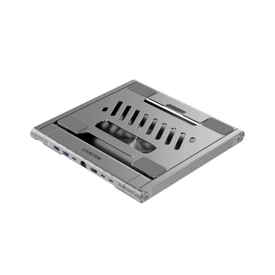 photo 12 - Подставка CANYON для ноутбука с адаптером, Серый