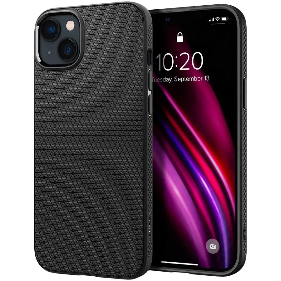 photo 3 - Чохол SPIGEN SGP Liquid Air  Матовий чорний для iPhone 14