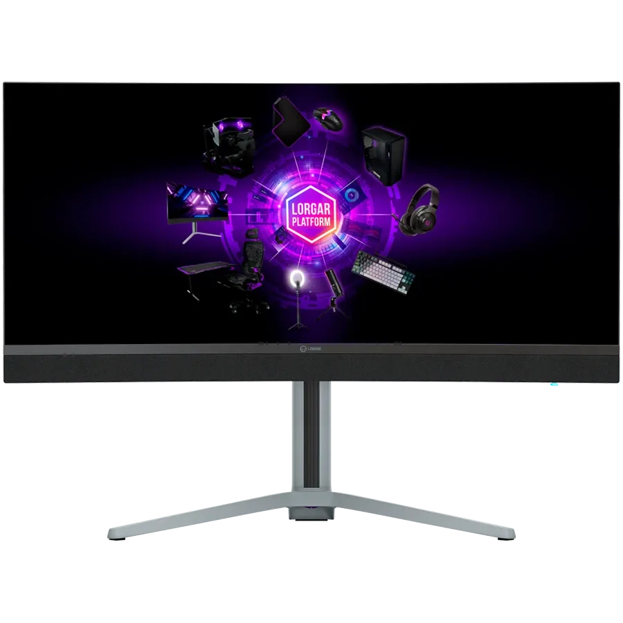 ЖКИ-монитор LORGAR(34", 3440x1440, VA, 4 000 : 1, 1 000 000 : 1(DCR), 178/178, 1мс, DisplayPort/HDMI 2.1/USB (A)/USB (B)/USB (C)/Наушники, MM) Молочно-серый/черный – photo 2