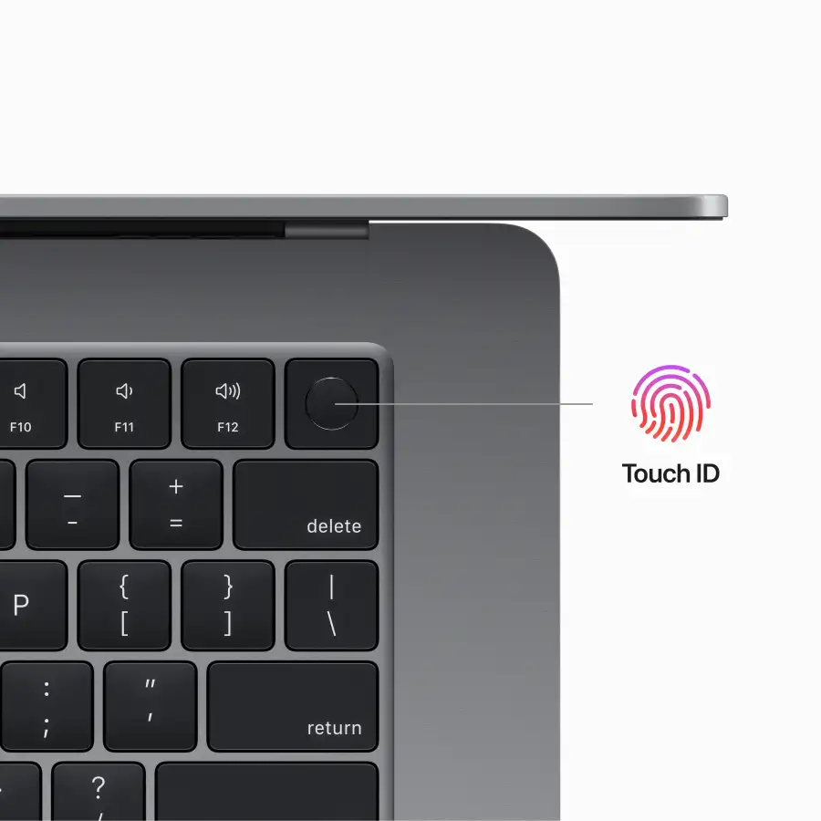 MacBook Air 15.3"  M2 (8C CPU/10C GPU), 8 GB, 256 GB, Space Gray – photo 4