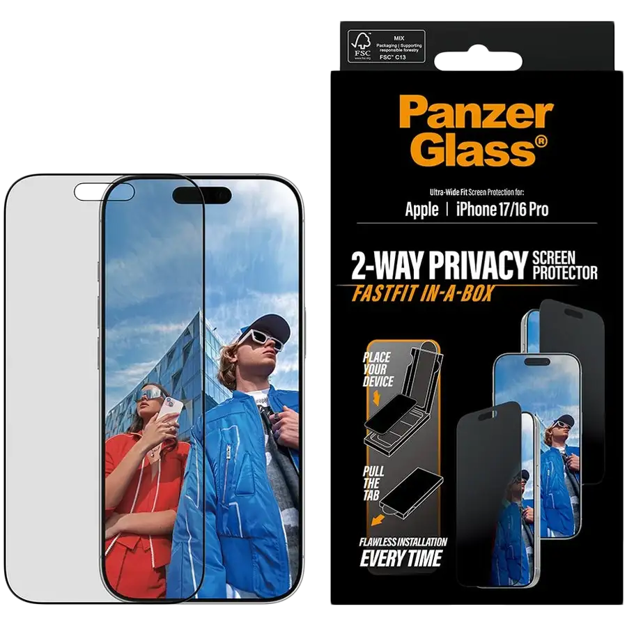 Sticlă de protecție PANZERGLASS pentru iPhone 17/16 Pro – photo 1