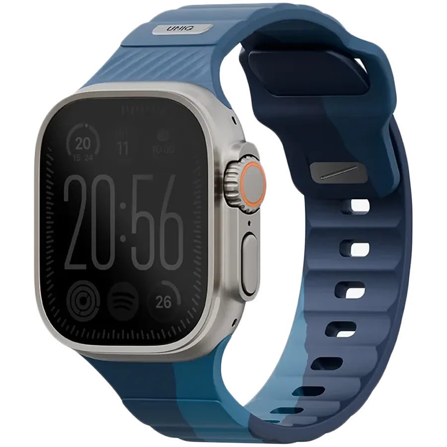Band UNIQ Stride Designer Edition for Apple Watch, 49/46/45/44 mm, Storm Aegeanblue – photo
