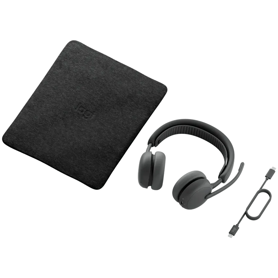 photo 4 - Гарнітура бездротова Logitech Zone Wireless 2 ES for Business Graphite TEAMS version with receiver L981-001493