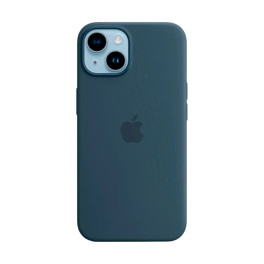 photo 1 - Apple силиконовый чехол с MagSafe Storm Blue для iPhone 14