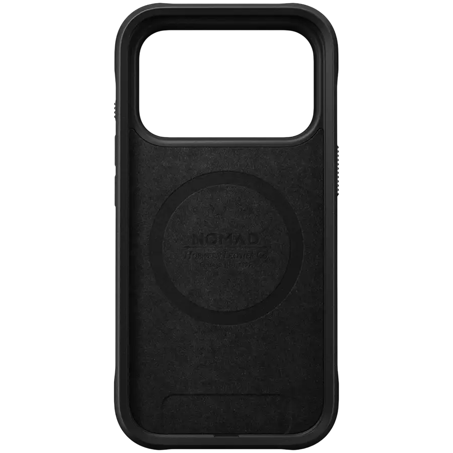 NOMAD Чохол Rugged Leather Horween with MagSafe Rustic Brown для iPhone 17 Pro – photo 4
