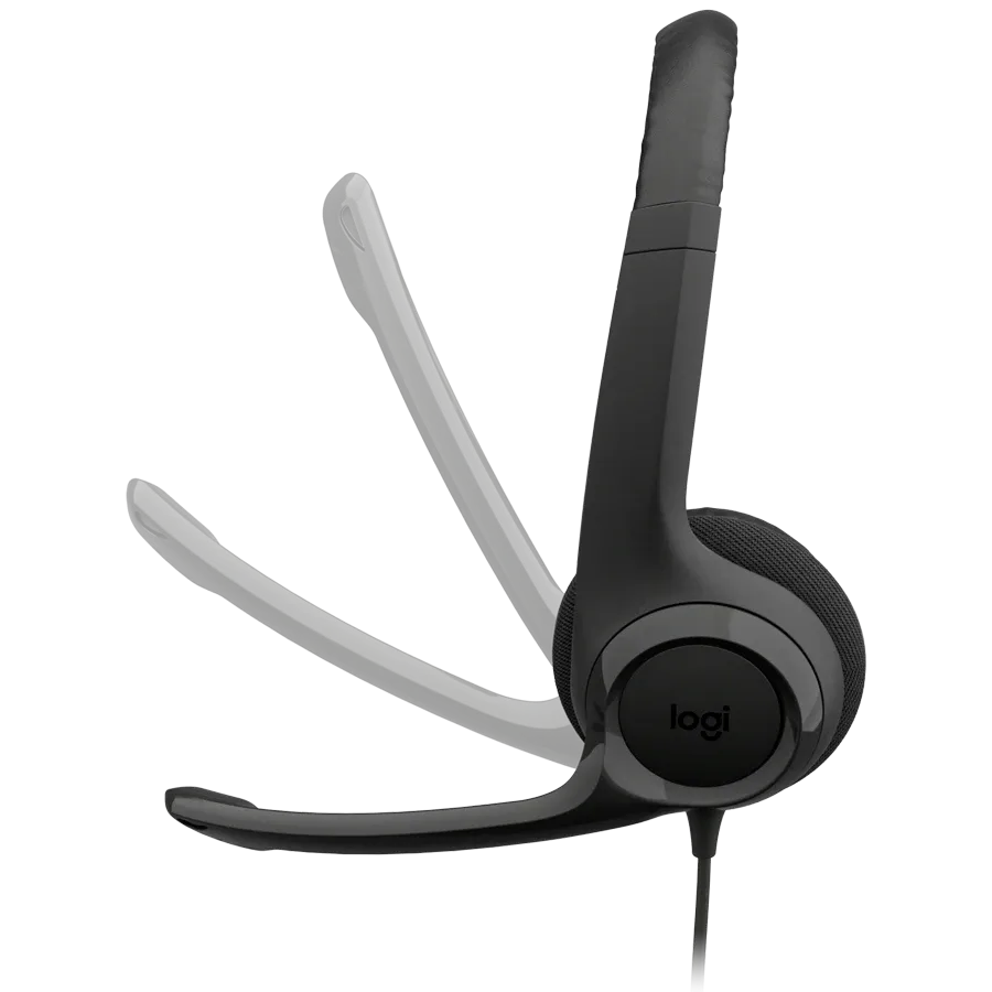 photo 4 - LOGITECH H390 Дротова гарнітура, Midnight Black
