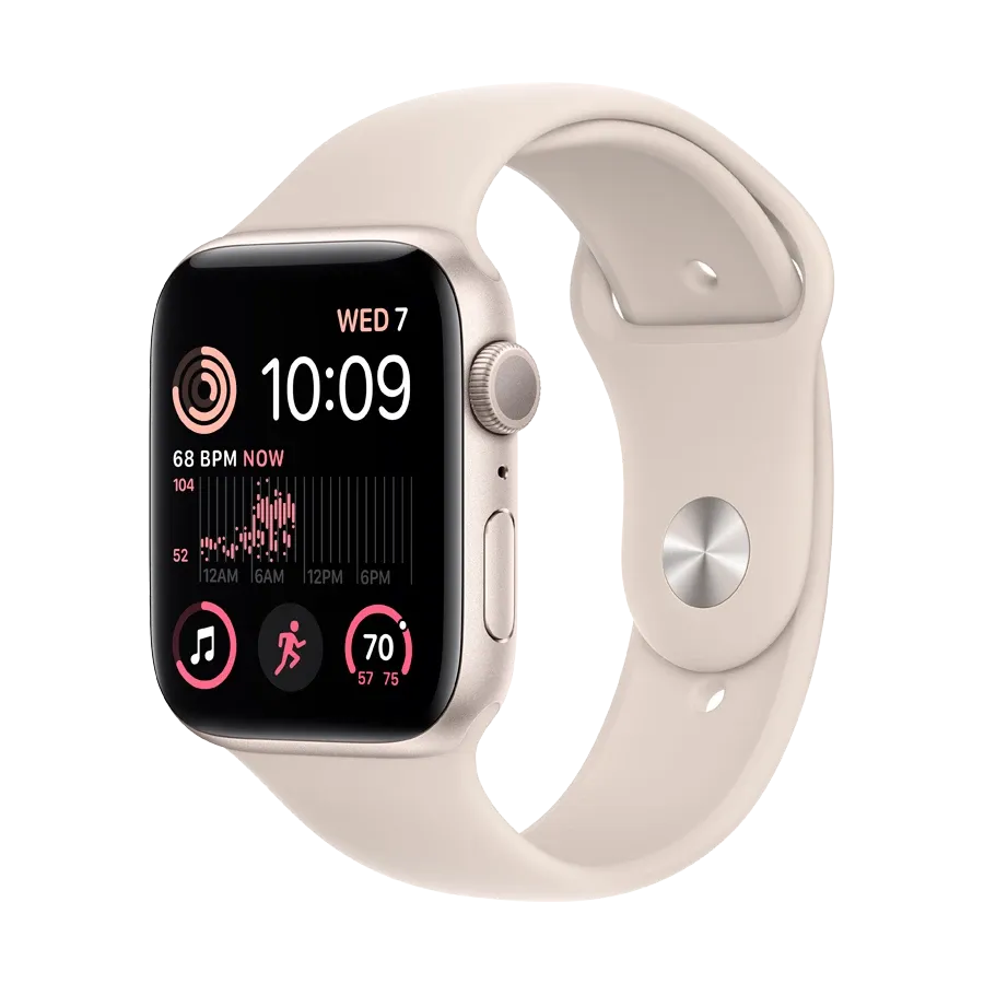 photo 1 - Apple Watch SE GPS Gen.2, 44մմ, Starlight