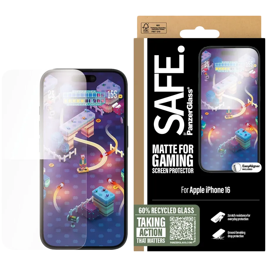 photo 1 - Защитное стекло PANZERGLASS Ultra-Wide Fit для iPhone 16/15