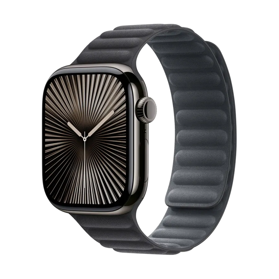 photo 2 - Apple 42mm Magnetic Link Ремешок  for Apple Watch 38/42 mm, Size S/M, Чёрный