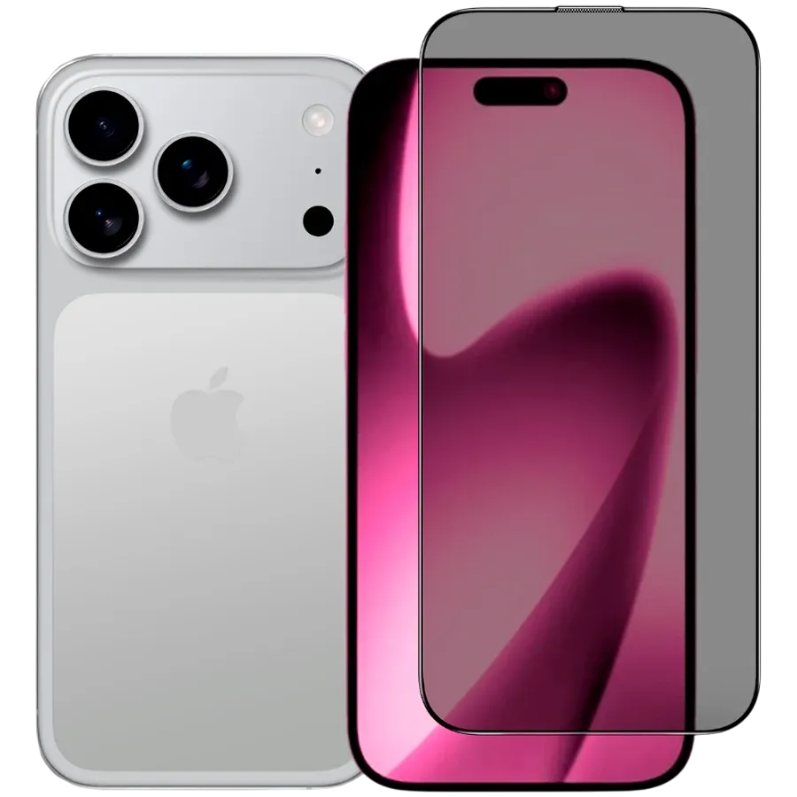 photo 2 - Защитное стекло iLera DeLuxe Incognito Glass для iPhone 17 Pro (ILINDL17PR)