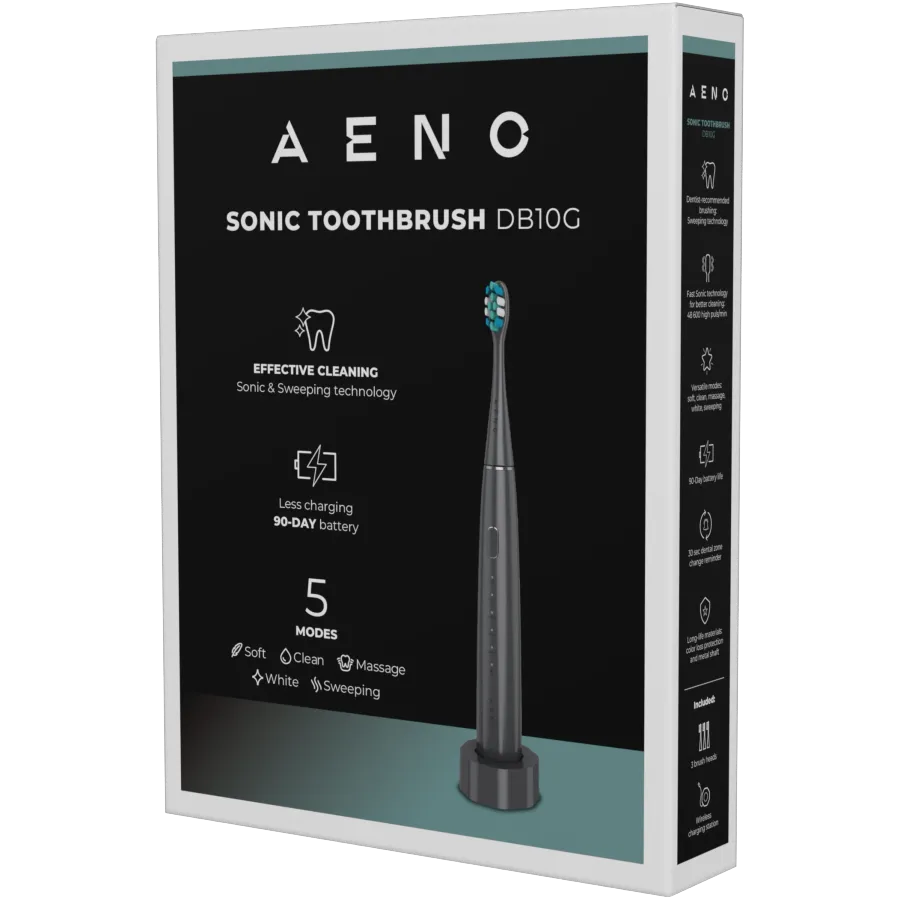 photo 5 - AENO Зубные щетки, Звуковой, Серый