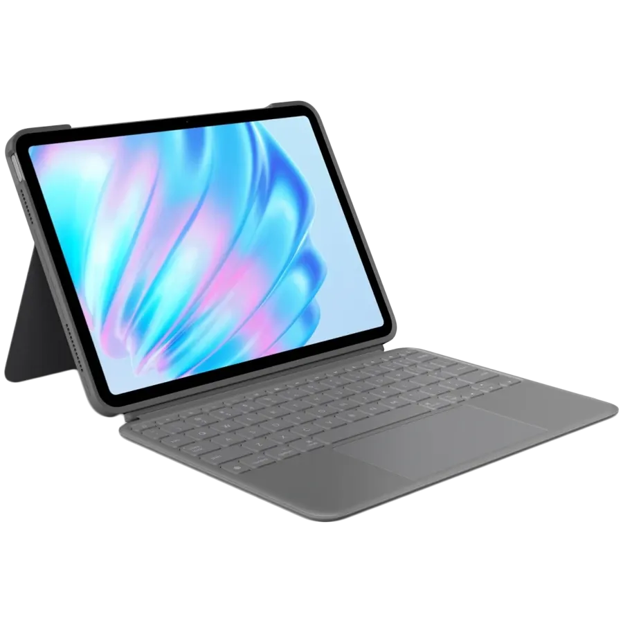 photo 1 - LOGITECH Чехол с клавиатурой Combo Touch Oxford Grey для iPad Air 11 (M2)