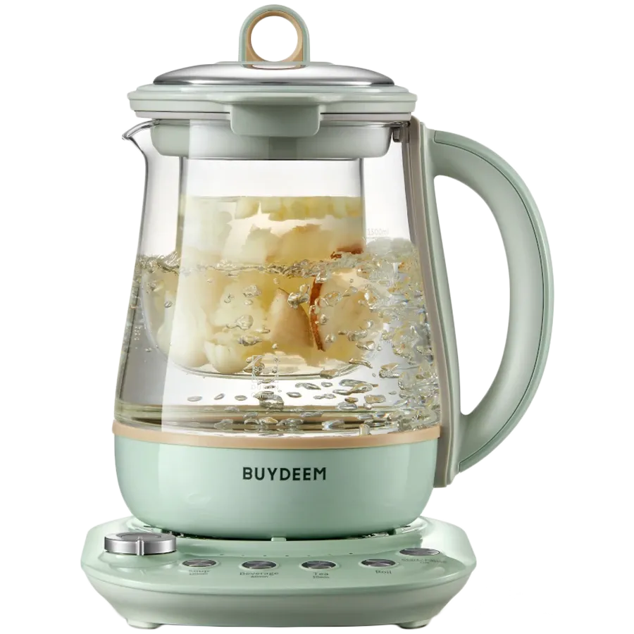 BUYDEEM Чайники (1.5 л, 1200 Ват), Cozy Greenish – photo 3