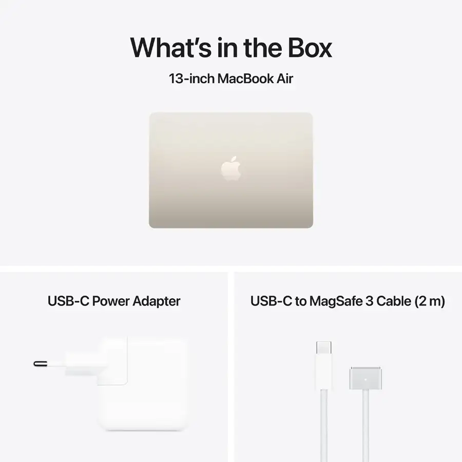 MacBook Air 13.6"  M5 (10C CPU/8C GPU), 16 GB, 512 GB, Starlight – photo 9