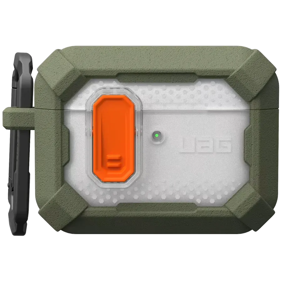 photo 3 - Чехол UAG Plasma с MagSafe для AirPods Pro (Gen.3), Темно-оливковый