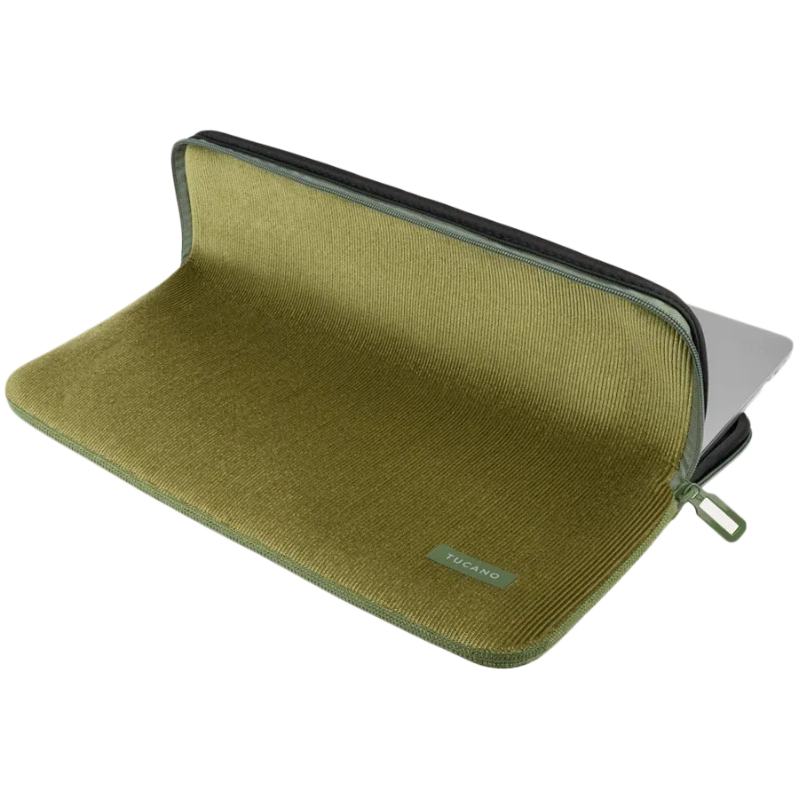 photo 4 - TUCANO Sleeve VELLUTO Green for MacBook Pro 16/Notebook up to 15.6"