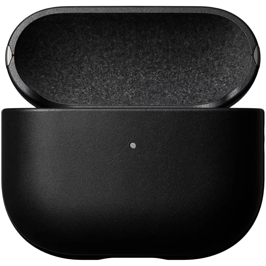 photo 4 - Husă NOMAD Modern din piele pentru AirPods (Gen.3), Black