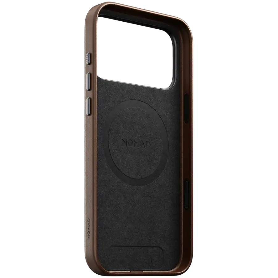 NOMAD Чохол Traditional Leather Case with MagSafe Коричневий для iPhone 17 Pro Max – photo 3