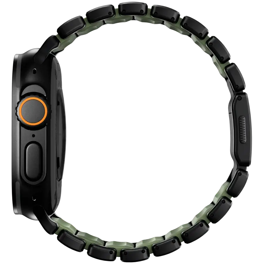 Ремінець Nomad Stratos Band Black Hardware для Apple Watch 46 мм/49 мм - Forest – photo 3
