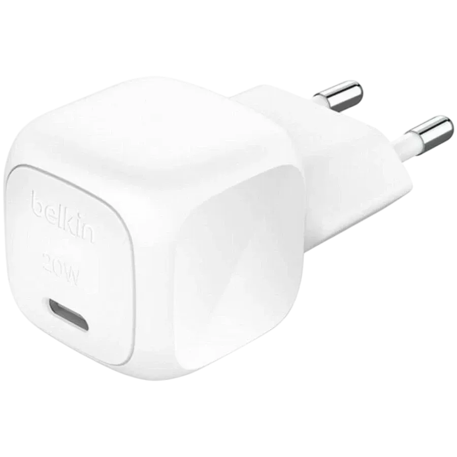 photo - Адаптер питания BELKIN USB-C, 20 Вт, Белый