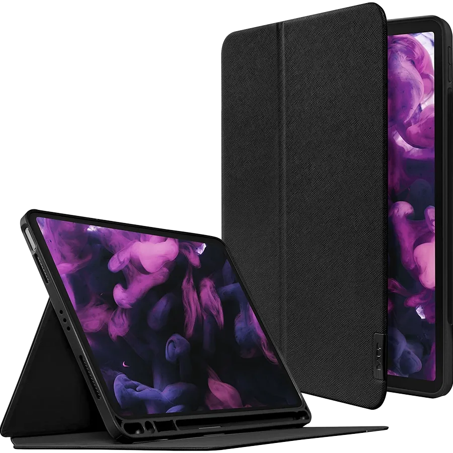 photo 2 - Обложка Smart Folio LAUT PRESTIGE Folio Чёрная для iPad Pro 12,9 дюйма (3-го, 4-го и 5-го поколения)