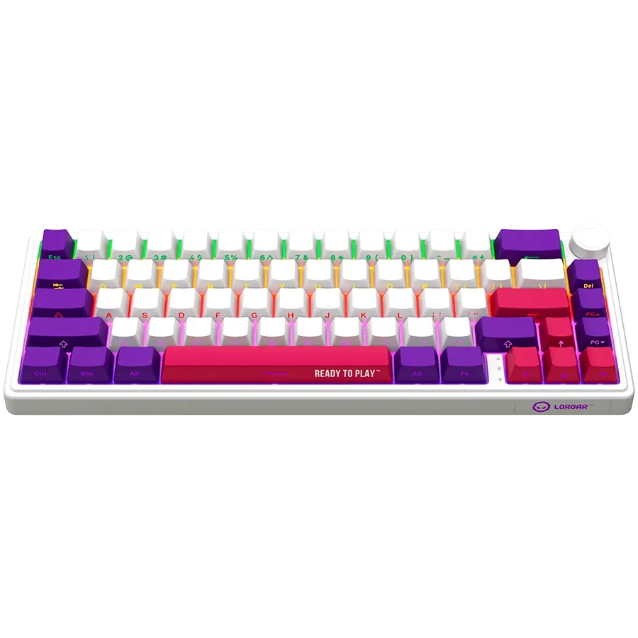 photo 3 - Бездротова ігрова клавіатура Lorgar KBP70MW Wireless Mechanical Pro White