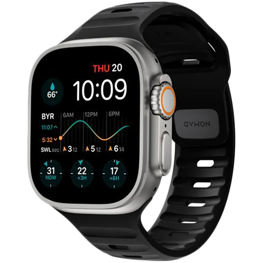 Band NOMAD for Apple Watch, 42/44/45 mm, M/L, Black – photo 3