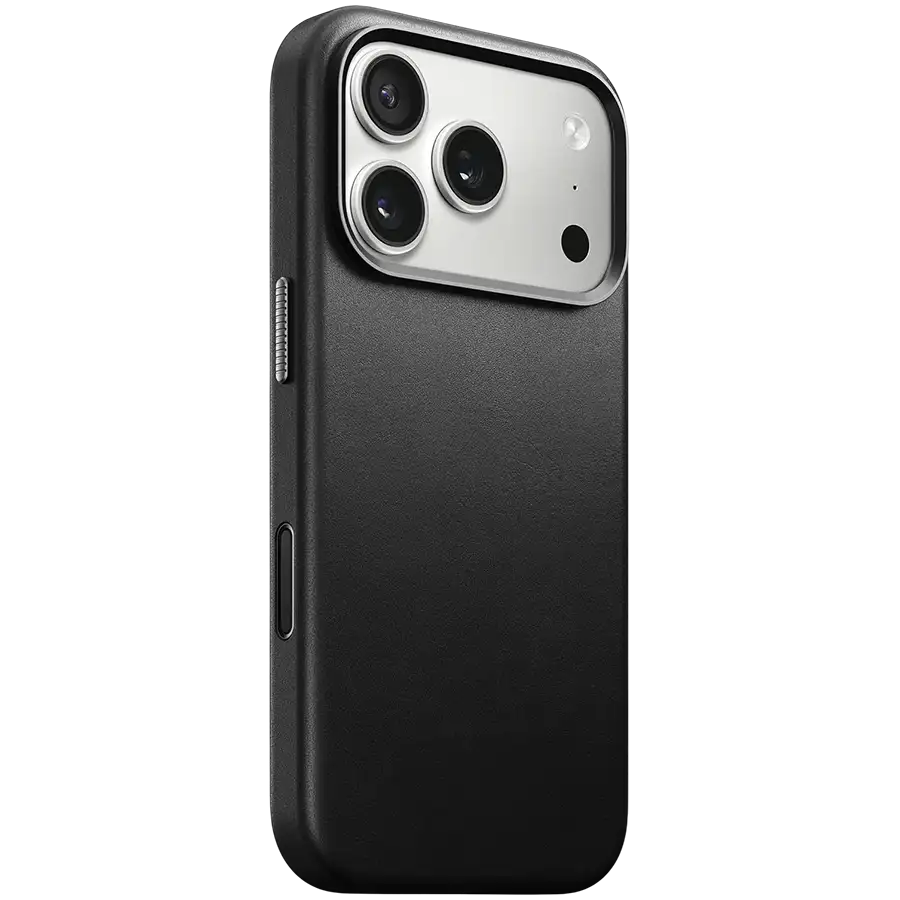 NOMAD Чехол Traditional Leather Case с MagSafe Чёрный для iPhone 17 Pro – photo 3
