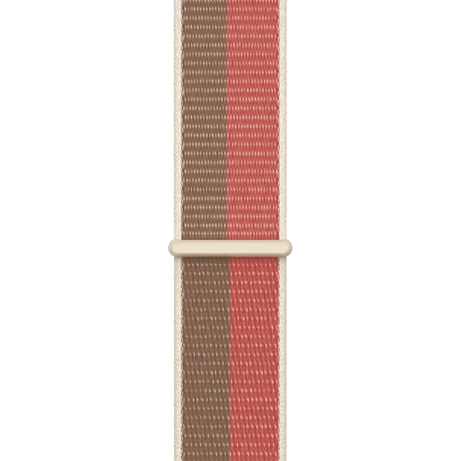 photo 1 - Apple 45mm Sport Loop - Regular Band for Apple Watch 42/44/45 mm, Pink Pomelo/Tan
