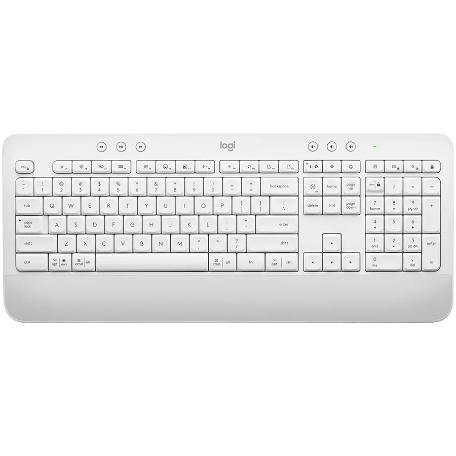photo 1 - Клавіатура LOGITECH K650 Signature USB/Bluetooth UA White (L920-010977)