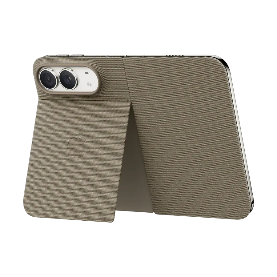 Apple Գիրք-պատյան Folio with Kickstand հետ MagSafe Պլատինե մոխրագույն for iPhone Duo – photo 3
