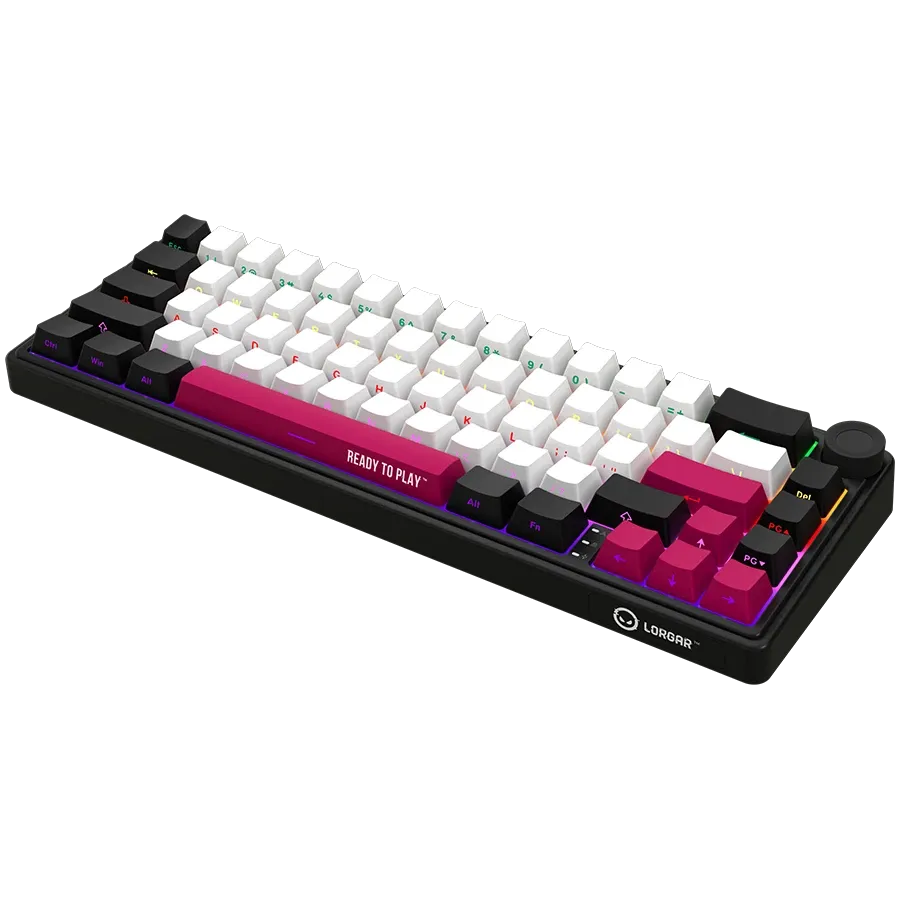 photo 2 - Бездротова ігрова клавіатура Lorgar KBP70MW Wireless Mechanical Pro Black-Red