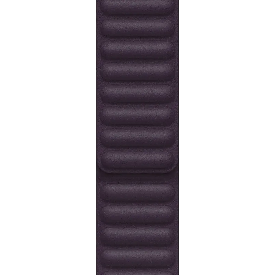 photo 1 - Apple Leather Link Band for Apple Watch 42/44/45 mm, Size S/M, მუქი ალუბალი