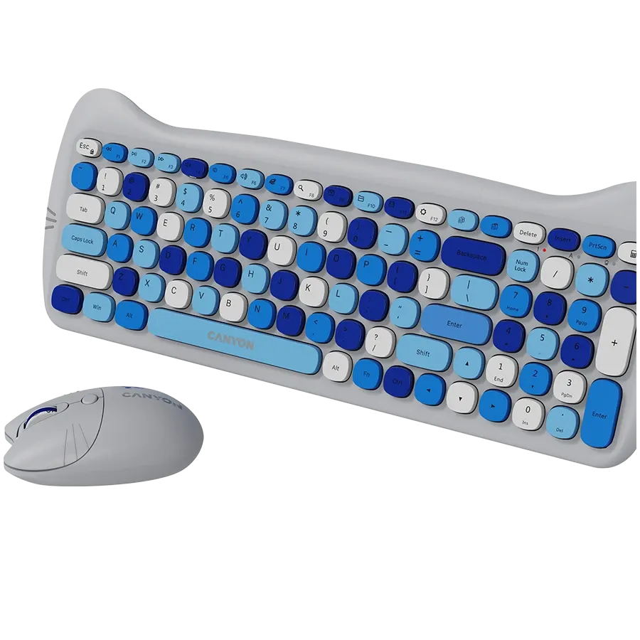 photo 3 - CANYON HSET-W6 Клавиатура, Синий
