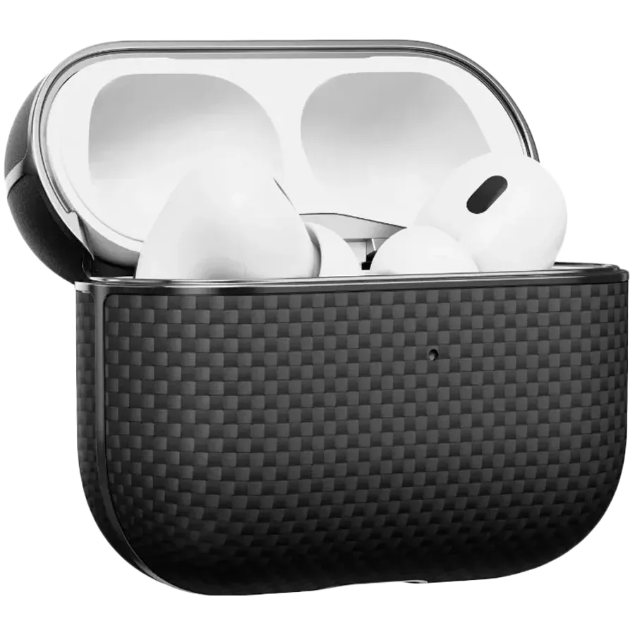 photo 1 - PITAKA Чохол Aramid Fiber  Plain Black/Grey для AirPods Pro (Gen2)