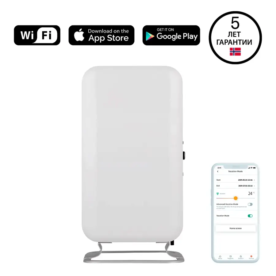 Масляный радиатор Mill 1500W WiFi – photo 1