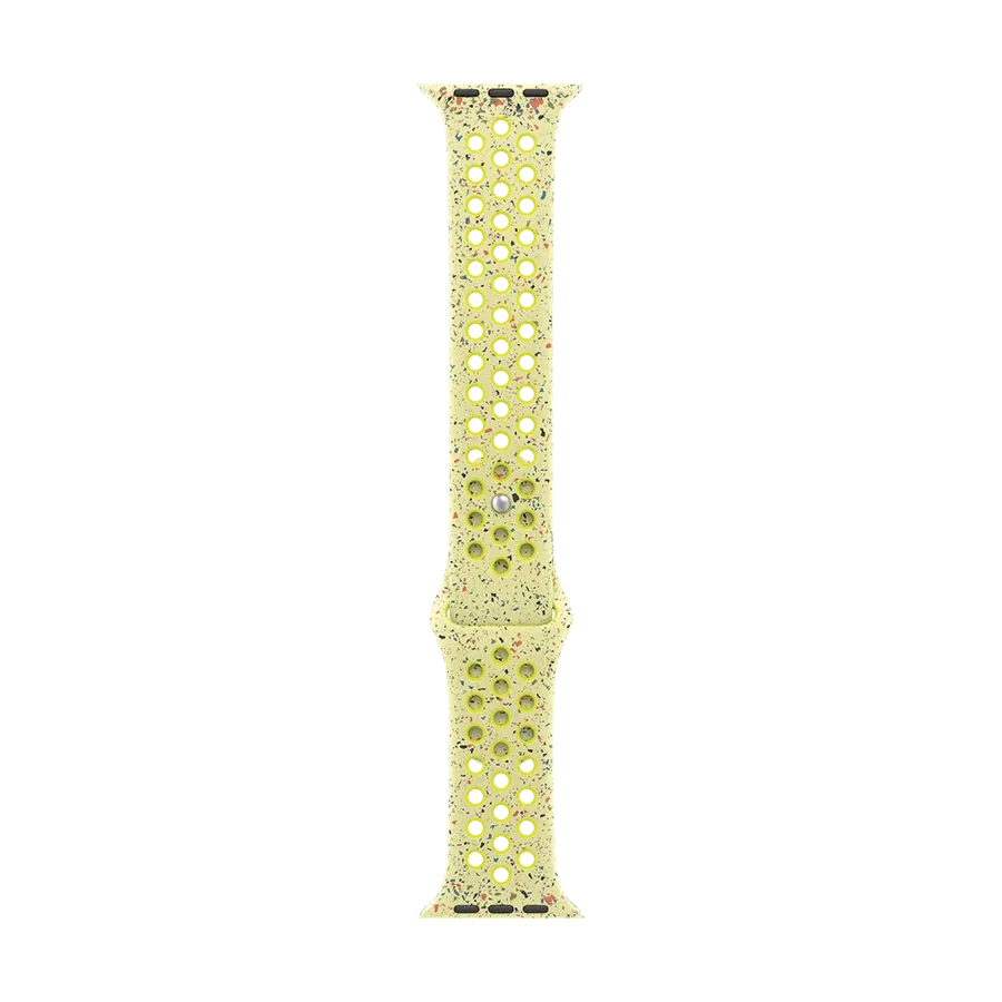 photo 2 - Apple 46mm Nike Sport Band Band Extension Nike Sport Band Volt Splash за Apple Watch 44 mmApple Watch 45 mmApple Watch 46 mmApple Watch 49 mm 44/45/46/49 mm